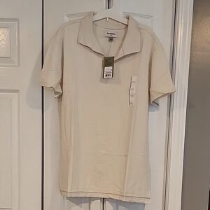 Goodfellow & Co Cream Polo Shirt